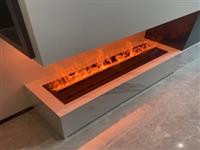 23 Дюйма Classicflame 3d Инфракрасный Встроенный Электрический Камин Вставка Водяной Пар Камин С Кристаллами 60 Wi-fi