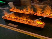 Имитация Дров 3d Электронный Камин Водяной Пар Паровой Электрический Камин С 7 Видов Цветов Светодиодным Реалистичным Пламенем