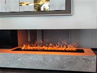 Современный Декоративный 3d Декор Светодиодный Пламя Настенное Крепление Водяной Паровой Электрический Камин Водяной Паровой Камин